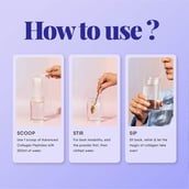 6 - TruNativ Advanced Collagen Peptides,  6 sachets/pack  Unflavoured (Japanese Marine Collagen Type 1 & 3) 