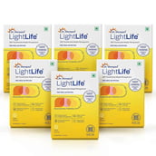 1 - Dr. Morepen LightLife Pre-Meal Nutrition,  10 sachets/pack  Lemon (Pack of 6) 