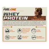 8 - Fuel One Whey Protein Powder,  2.2 lb  Fudge Chocolate