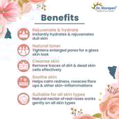 4 - Dr. Morepen Pure & Natural Rose Water,  120 ml  for All Types of Skin (Pack of 3) 