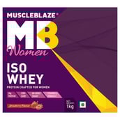 Highlight - MuscleBlaze Women Iso-Whey,  2.2 lb  Strawberry 