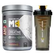 MuscleBlaze Creatine Monohydrate CreAMP Watermelon Kool Aid 0.71 lb	& Shaker 650 ml