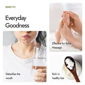 3 - Kapiva Virgin Coconut Oil (Cold-Pressed For Maximum Nutrition),  0.25 L 