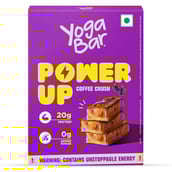 1 - Yogabar Power Up 20g Protein Bar,  5 bar(s)  Coffee Crush 