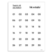1 - HealthKart Hk Vitals Habit Tracker Envelope,  White 