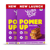 7 - Yogabar Power Up 20g Protein Bar,  10 bar(s)  Coffee Crush 