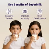3 - Gritzo SuperMilk Unsweetened 2-6y Personalized Protein and Nutrition Drink Mix,  300 g  Creamy Vanilla