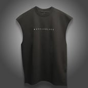 4 - MuscleBlaze B.D.S.M Oversized Tank,  Large  Charcoal