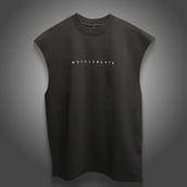 4 - MuscleBlaze B.D.S.M Oversized Tank,  Medium  Charcoal