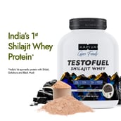 2 - Kapiva Him Foods Testofuel Shilajit Whey Protein, 4.4 lb Cookies & Cream