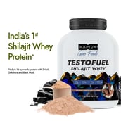 2 - Kapiva Him Foods Testofuel Shilajit Whey Protein,  4.4 lb  Belgian Chocolate 