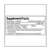 supplement - Novkafit L Carnitine Tartrate,  60 capsules  Unlfavoured 