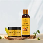 1 - Roopayur Ubtan Combo,  2 Piece(s)/Pack  Ubtan Facepack + Ubtan Face wash 