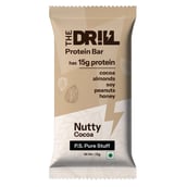 10 - The Drill Protein Bar 15g Protein,  6 bar(s)  Nutty Cocoa 