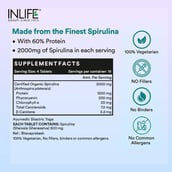 7 - INLIFE Spirulina 2000mg,  60 tablet(s) 