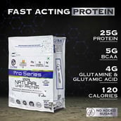 6 - Muscle Trail Pro Series 100% Natural Whey Protein, 50 sachets/pack Vanilla (with Free Shaker Inside)