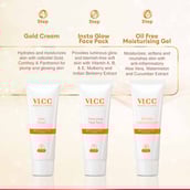 6 - VLCC Gold Facial kit,  60 g  for Sensitive Skin 