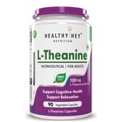 1 - HealthyHey Nutrition L-Theanine,  90 capsules 