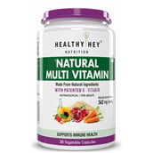 1 - HealthyHey Nutrition Natural Multivitamin, 30 veggie capsule(s) Unflavoured