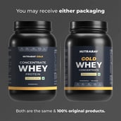 2 - Nutrabay Gold Concentrate Whey Protein, 2.2 lb Vanilla Ice Cream