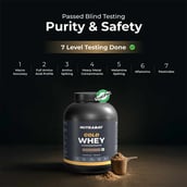 4 - Nutrabay Gold Concentrate Whey Protein,  4.4 lb  Rich Chocolate Creme 