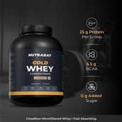 3 - Nutrabay Gold Concentrate Whey Protein,  4.4 lb  Cold Coffee 
