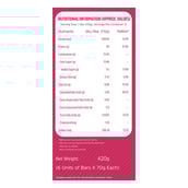 1 - MuscleBlaze Protein Bar (20 gm Protein),  6 bar(s)  Choco Cranberry 