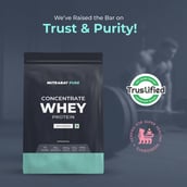 3 - Nutrabay Pure Concentrate Whey Protein,  1.1 lb  Unflavoured 