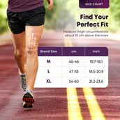 5 - betterhood Premium Knee Sleeve with with Gel Pad & Side Stabilizers, Black Medium