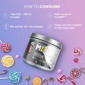 4 - MuscleBlaze Creatine Monohydrate CreAMP,  Candy Rush  0.26 lb