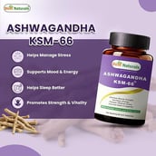 4 - Best Naturals Ashwagandha KSM-66,  60 capsules 
