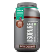 1 - Isopure 100% Whey Protein Isolate,  2.2 lb  Low Carb - Dutch Chocolate 
