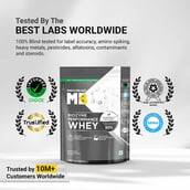 5 - MuscleBlaze Biozyme Performance Whey,  2.2 lb  Refill Pack Rich Chocolate