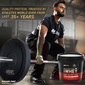 4 - ON (Optimum Nutrition) Gold Standard 100% Whey Protein,  8.8 lb  Vanilla Ice Cream 