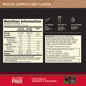 8 - ON (Optimum Nutrition) Gold Standard 100% Whey Protein,  5 lb  Mocha Cappuccino 