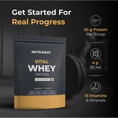 2 - Nutrabay Gold Vital Whey Protein,  2.2 lb  Gourmet Vanilla 