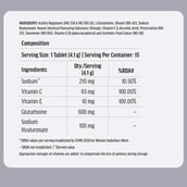 100g Collagen and Glutathione and Hyaluronic Acid Effervescent 15 tabs combo