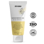 3 - Nirvasa Sunscreen Gel with 5% Niacinamide, 50 ml SPF 50+ with PA+++ (Pack of 2)