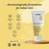 7 - Nirvasa Sunscreen Gel with 5% Niacinamide,  50 ml  SPF 50+ with PA+++ 