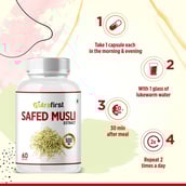 7 - NutraFirst Safed Musli Extract (500 mg),  180 capsules 