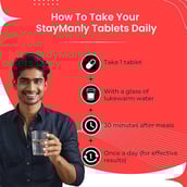 5 - Nirvasa StayManly,  30 tablet(s)  Unflavoured 