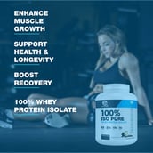 6 - Muscle Trail 100% Iso Pure Whey Protein Isolate,  4.4 lb  Kaju Kesar Pista 