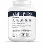 4 - Muscle Trail 100% Muscle Whey Protein,  4.4 lb  Cookies & Cream 