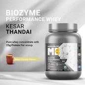 2 - MuscleBlaze Biozyme Performance Whey,  1.65 lb  Kesar Thandai