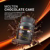 2 - MuscleBlaze Biozyme Whey PR,  2.2 lb  Molten Chocolate Cake