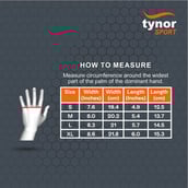 4 - Tynor Tynogrip Training Gloves,  Black with Orange  XL 