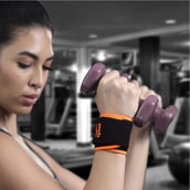 5 - Tynor Wrist Support (Neo),  Black with Green  Universal 