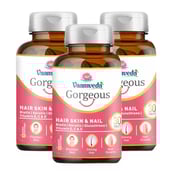 1 - Vaamveda Biotin Keratin L Glutathione Vitamin C E Hair Skin Nail Hair Growth,  30 tablet(s)  Supplements (Pack of 3) 