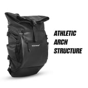MuscleBlaze Pro Gym Backpack, Black 30 L