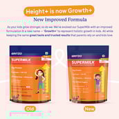 3 - Supermilk Gritzo Growth+ for Girl 10-12 Yrs,  800 g  Double Chocolate